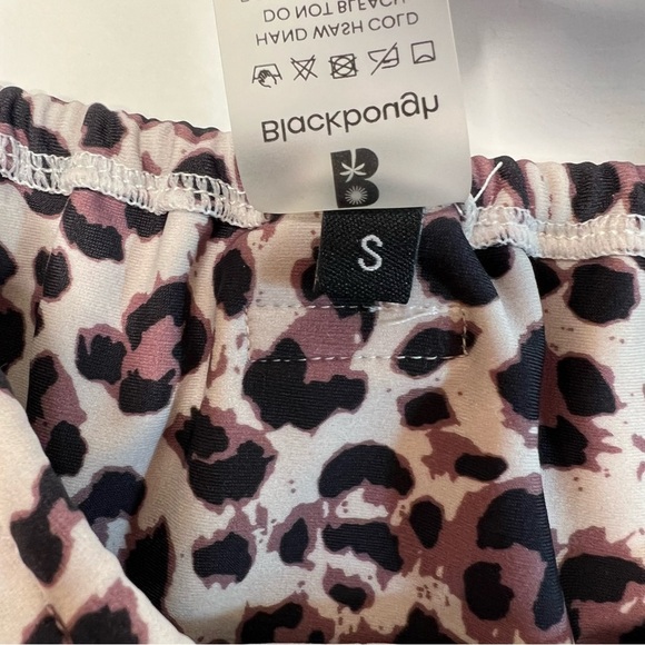 Blackbough Leopard Print Bikini Swimsuit Size Small - Picture 6 of 11